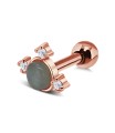 Laborite with CZ Ear Piercing TIP-2813